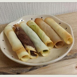 薄焼き巻き菓子